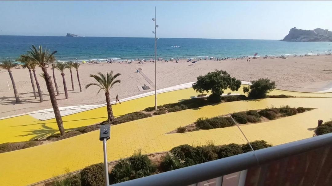Apartamento Acapulco Luxe Piso 3 En 1A Linea Playa Poniente Benidorm Top Vistas Al Mar Espectaculares Y De Luxe Con Acceso A Piscina Y Garaje Privado Zewnętrze zdjęcie